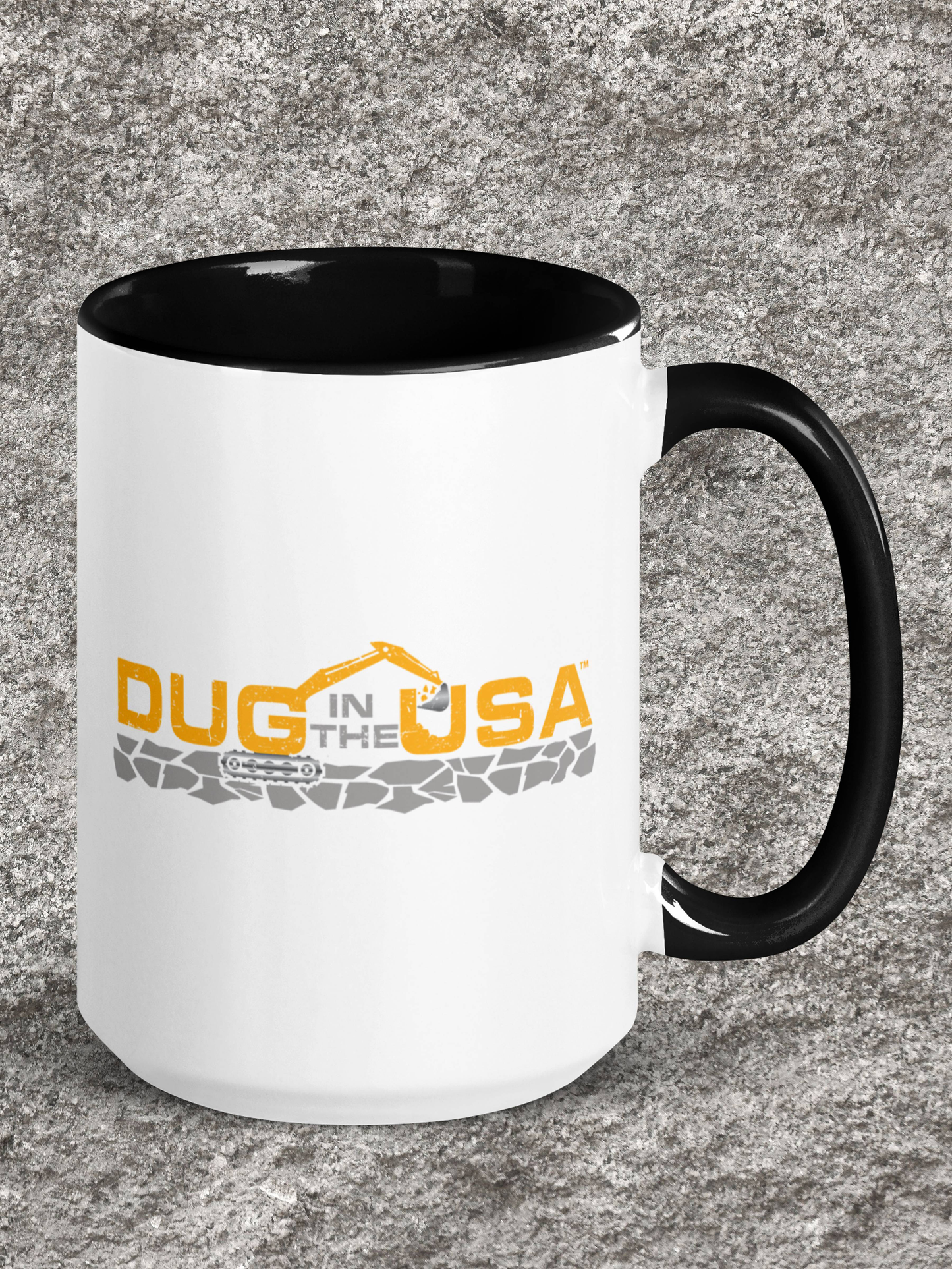 GOTTA BE DUG IN THE USA - DUAL COLOR 15 oz Mug