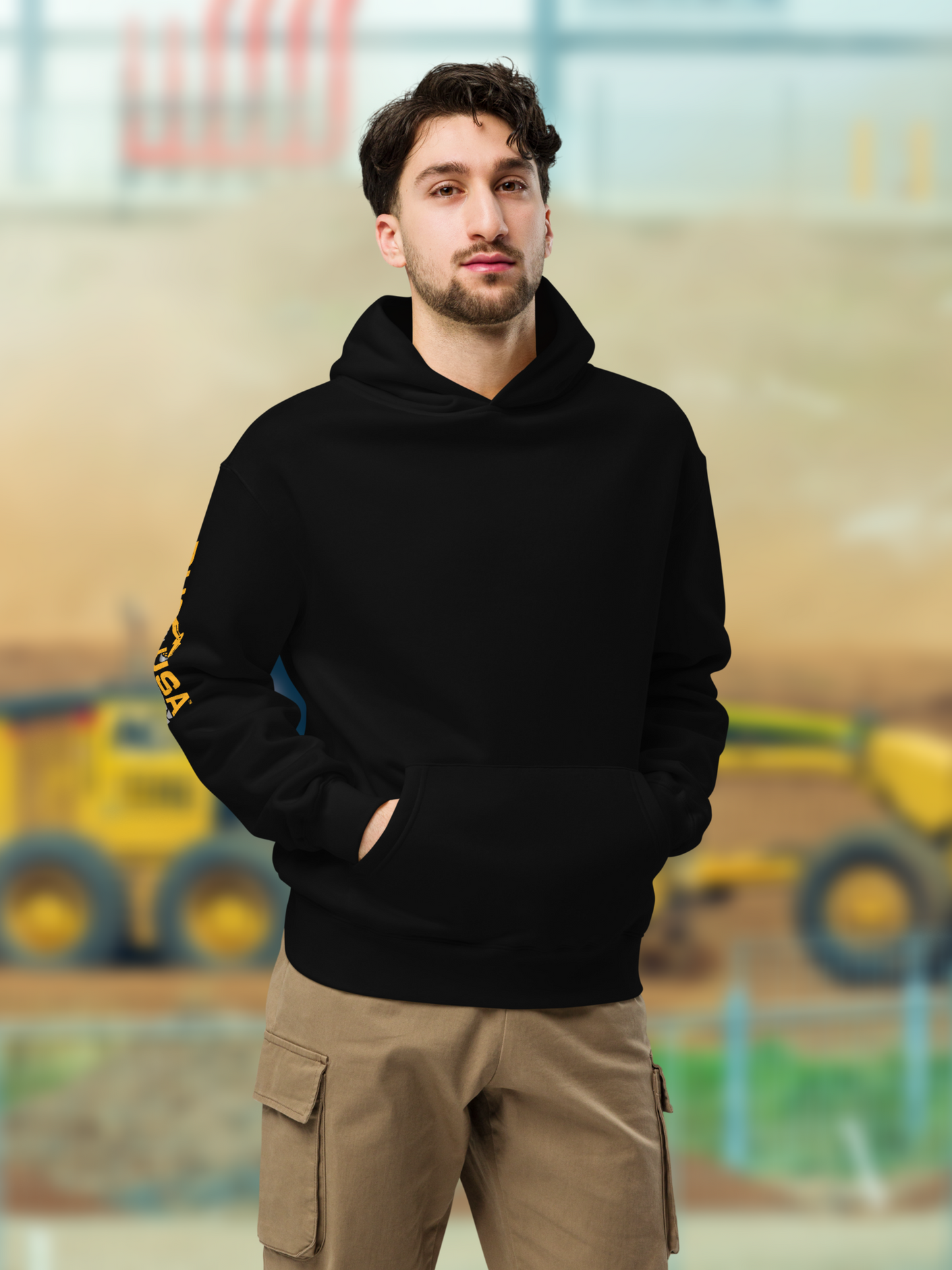 GIVE ME SOME DIRT - Comfort Fit Hoodie (Black)