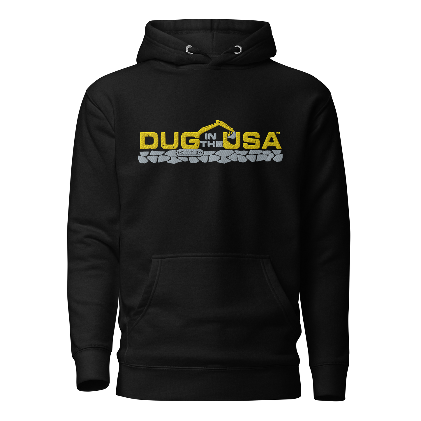 GOTTA BE DUG IN THE USA - VAUE LINE - Black w/ Large Embroidered Front Logo